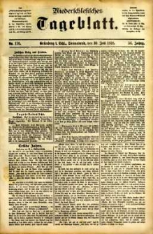 Niederschlesisches Tageblatt, no 176 (Grünberg i. Schl., Sonnabend, den 30. Juli 1898)