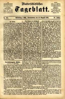 Niederschlesisches Tageblatt, no 188 (Grünberg i. Schl., Sonnabend, den 13. August 1898)