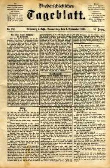 Niederschlesisches Tageblatt, no 258 (Grünberg i. Schl., Donnerstag, den 3. November 1898)