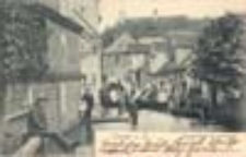 Krosno Odrzańskie / Crossen a. O.; Fischerstrasse bei Hochwasser