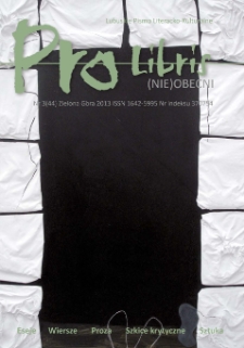 Pro Libris: Lubuskie Pismo Literacko-Kulturalne, nr 3 (2013)