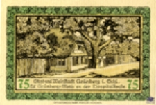 Obst - und Weinstadt Gr&uuml;nberg i. Schl. - Alt Gr&uuml;nberg = Motiv an der Hospitalstra&szlig;e / Miasto owoc&oacute;w i wina Zielona G&oacute;ra na Śląsku - Stare miasto = Motyw ul. Szpitalnej