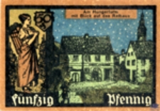 Am Hungerturm mit Blick auf das Rathaus / Widok spod Wieży Głodowej na Ratusz