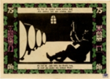 [Da lag ich einmal vorm vollen Fass, "Ein anderer soll mir trinken das!"] / Pełna beka wina przede mną leży, sam mam ją wypić? O nie!"