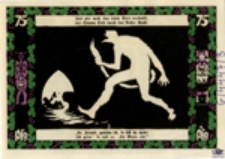 [Und wie noch das letzte Wort verhallt, des satans Tritt durch den Keller schallt. ...] / Me słowa ucichły i jestem radosny, bo szatan tu przybył na moją prośbę...