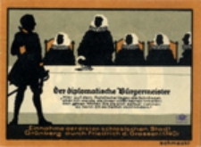 Einnahme derersten schlesischen Stadt Gr&uuml;nberg durch Friedrich d. Grossen (1740) / Przejęcie śląskiego miasta Zielona G&oacute;ra przez Fryderyka Wielkiego (1740)