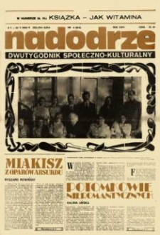 Nadodrze: dwutygodnik społeczno-kulturalny, nr 4 (9 maja-22 maja 1982)