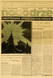 Nadodrze: dwutygodnik społeczno-kulturalny, nr 20 (19 grudnia 1982-1 stycznia 1983)