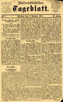 Niederschlesisches Tageblatt, no 7 (Freitag, den 9. Januar 1885)