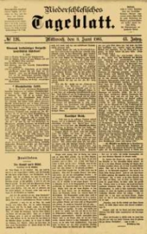 Niederschlesisches Tageblatt, no 126 (Mittwoch, den 3. Juni 1885)