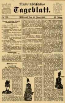 Niederschlesisches Tageblatt, no 132 (Mittwoch, den 10. Juni 1885)