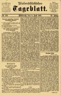 Niederschlesisches Tageblatt, no 156 (Mittwoch, den 8. Juli 1885)