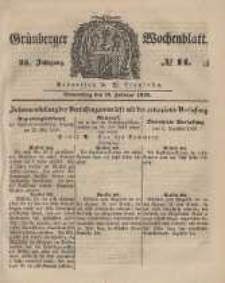 Grünberger Wochenblatt, No. 14. (15. Februar 1849).