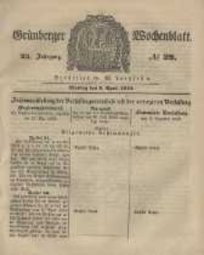 Grünberger Wochenblatt, No. 29. (9. April 1849).