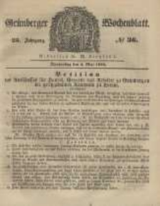 Grünberger Wochenblatt, No. 36. (3. Mai 1849).
