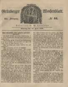 Grünberger Wochenblatt, No. 51. (25. Juni 1849).