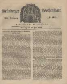 Grünberger Wochenblatt, No. 61. (30. Juli 1849).