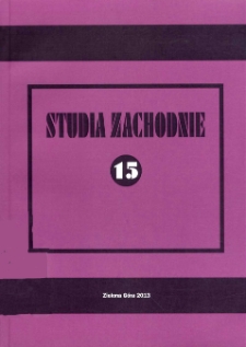 Studia Zachodnie, tom 15