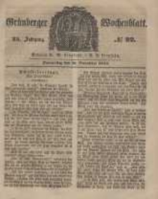 Gr&uuml;nberger Wochenblatt, No. 92. (15. November 18490).