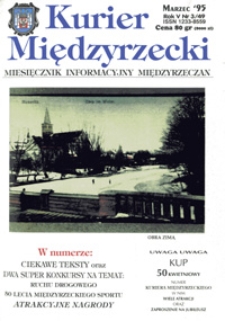 Kurier Międzyrzecki. Miesięcznik Informacyjny Międzyrzeczan, nr 3 (marzec 1995 r.)