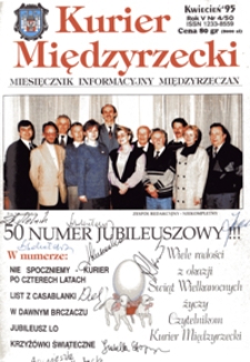 Kurier Międzyrzecki. Miesięcznik Informacyjny Międzyrzeczan, nr 4 (kwiecień 1995 r.)