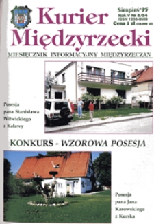 Kurier Międzyrzecki. Miesięcznik Informacyjny Międzyrzeczan, nr 8 (sierpień 1995 r.)