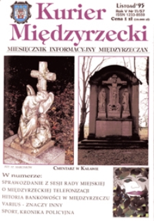 Kurier Międzyrzecki. Miesięcznik Informacyjny Międzyrzeczan, nr 11 (listopad 1995 r.)