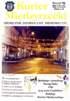Kurier Międzyrzecki. Miesięcznik Informacyjny Międzyrzeczan, nr 1 (styczeń 1996 r.)