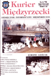 Kurier Międzyrzecki. Miesięcznik Informacyjny Międzyrzeczan, nr 2 (luty 1996 r.)