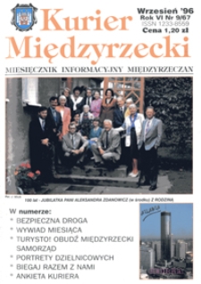 Kurier Międzyrzecki. Miesięcznik Informacyjny Międzyrzeczan, nr 9 (wrzesień 1996 r.)