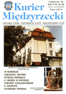 Kurier Międzyrzecki. Miesięcznik Informacyjny Międzyrzeczan, nr 10 (październik 1996 r.)
