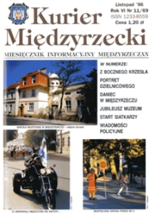 Kurier Międzyrzecki. Miesięcznik Informacyjny Międzyrzeczan, nr 11 (listopad 1996 r.)