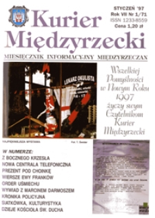 Kurier Międzyrzecki. Miesięcznik Informacyjny Międzyrzeczan, nr 1 (styczeń 1997 r.)