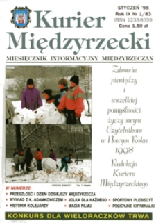 Kurier Międzyrzecki. Miesięcznik Informacyjny Międzyrzeczan, nr 1 (styczeń 1998 r.)