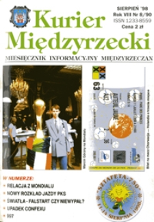 Kurier Międzyrzecki. Miesięcznik Informacyjny Międzyrzeczan, nr 8 (sierpień 1998 r.)