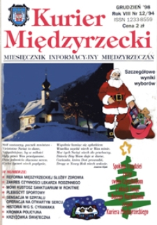 Kurier Międzyrzecki. Miesięcznik Informacyjny Międzyrzeczan, nr 12 (grudzień 1998 r.)