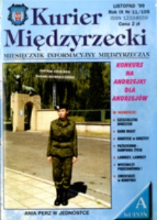Kurier Międzyrzecki. Miesięcznik Informacyjny Międzyrzeczan, nr 11 (listopad 1999 r.)