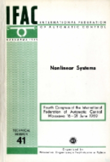 Nonlinear Systems = Układy nieliniowe (41)
