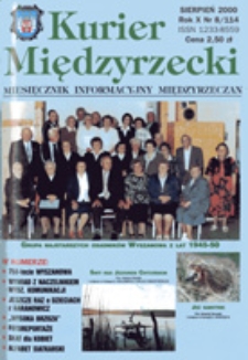 Kurier Międzyrzecki. Miesięcznik Informacyjny Międzyrzeczan, nr 8 (sierpień 2000 r.)