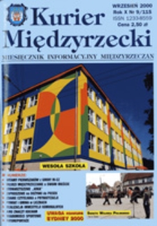 Kurier Międzyrzecki. Miesięcznik Informacyjny Międzyrzeczan, nr 9 (wrzesień 2000 r.)