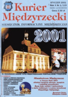 Kurier Międzyrzecki. Miesięcznik Informacyjny Międzyrzeczan, nr 1 (styczeń 2001 r.)