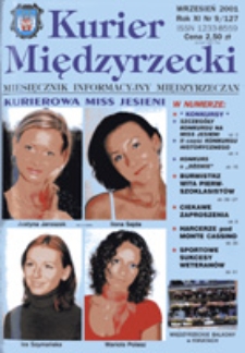 Kurier Międzyrzecki. Miesięcznik Informacyjny Międzyrzeczan, nr 9 (wrzesień 2001 r.)