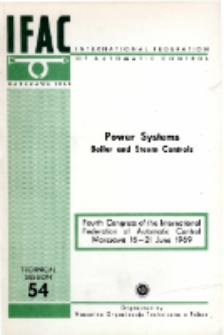 Power Systems: Boiler and Steam Controls = Sterowanie w energetyce: Zespoły sterowania kotłami i parą (54)