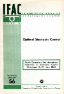 Optimal Stochastic Control = Stochastyczne sterowanie optymalne (56)
