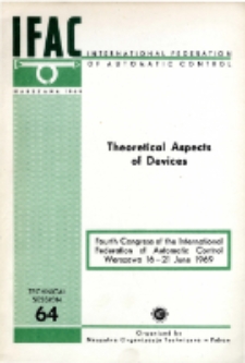 Theoretical Aspects of Devices = Teoretyczne aspekty elementów automatyki (64)