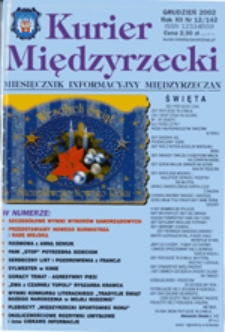 Kurier Międzyrzecki. Miesięcznik Informacyjny Międzyrzeczan, nr 12 (grudzień 2002 r.)
