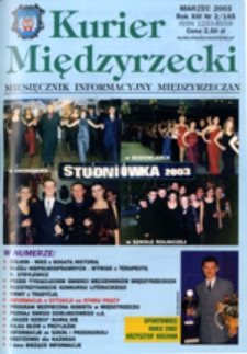 Kurier Międzyrzecki. Miesięcznik Informacyjny Międzyrzeczan, nr 3 (marzec 2003 r.)