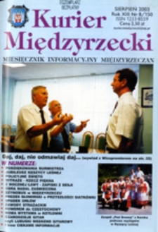 Kurier Międzyrzecki. Miesięcznik Informacyjny Międzyrzeczan, nr 8 (sierpień 2003 r.)