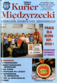 Kurier Międzyrzecki. Miesięcznik Informacyjny Międzyrzeczan, nr 11 (listopad 2003 r.)