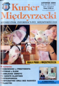 Kurier Międzyrzecki. Miesięcznik Informacyjny Międzyrzeczan, nr 11 (listopad 2004 r.)
